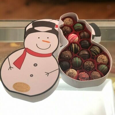 Snowman Truffle Box