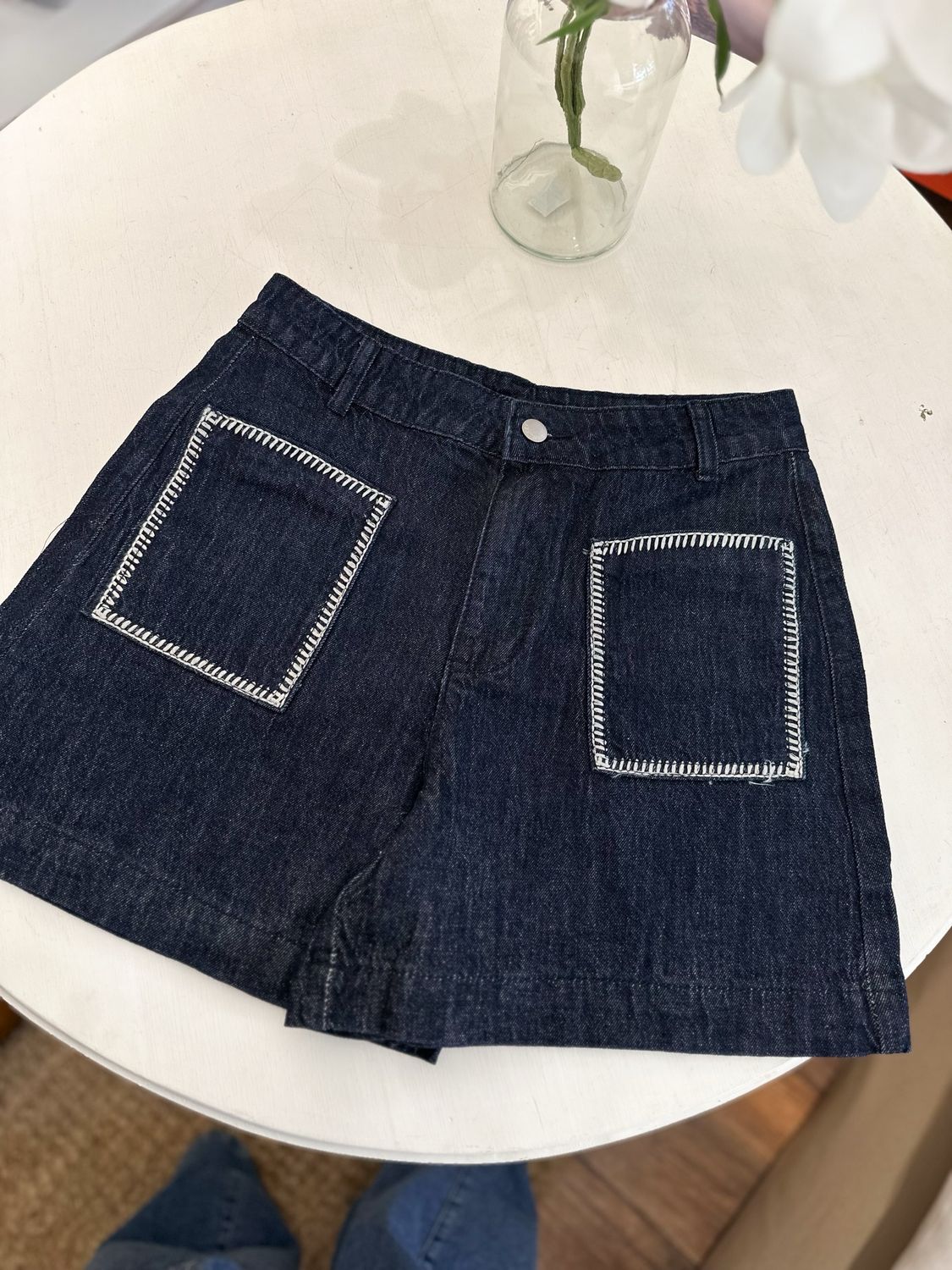 Short de Jean con bordado