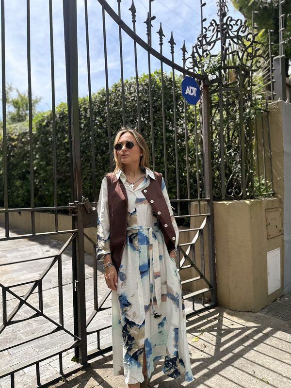 Vestido con estampa