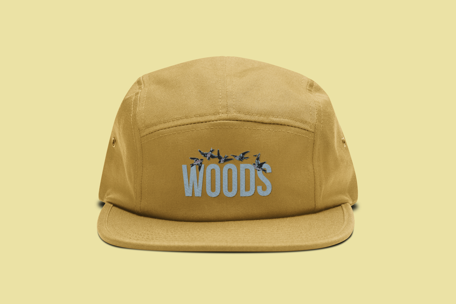 WOODS 5 Panel Hat | Yellow WOODS 5 Panel Hat | Yellow