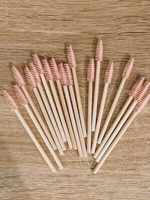 Bamboo Mascara Brushes - 50pcs