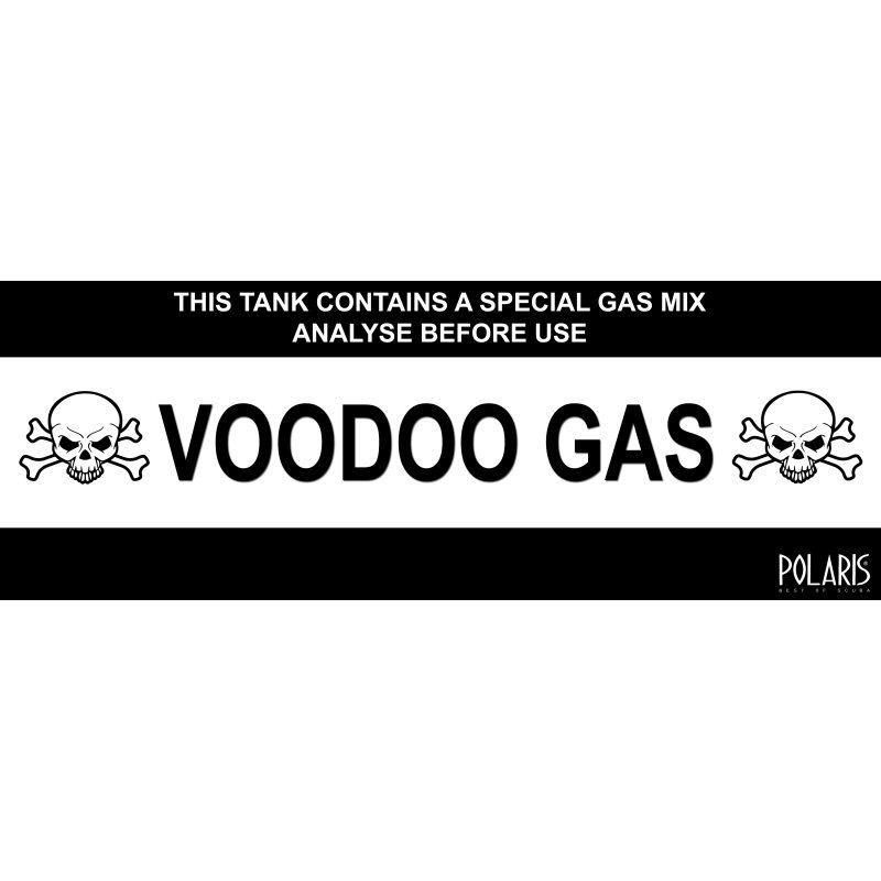 Aufkleber Voodoo Gas - 29,5 x 10,3 cm