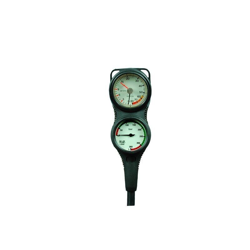 Zweierkonsole Top Line mit Membrantiefenmesser (0-80 m)