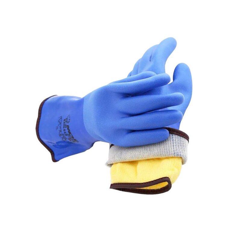 Showa Handschuhe blau, mit Innenhandschuh Showa Handschuhe blau, mit Innenhandschuh