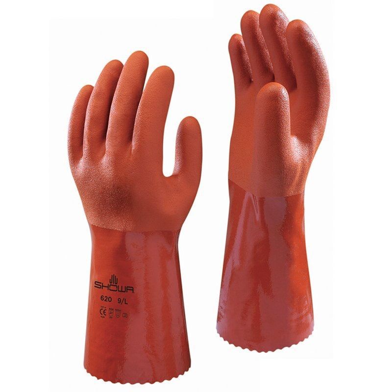 Orange Showa Handschuhe Orange Showa Handschuhe