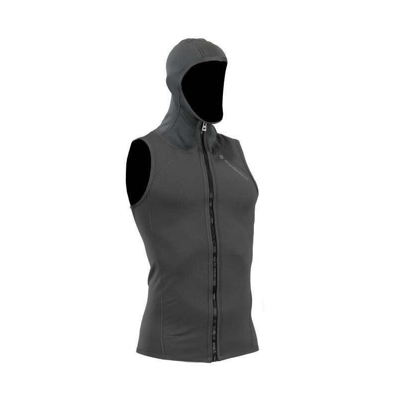Sharkskin T2 CHILLPROOF VEST WITH HOOD FULL ZIP MENS Sharkskin T2 CHILLPROOF VEST WITH HOOD FULL ZIP MENS