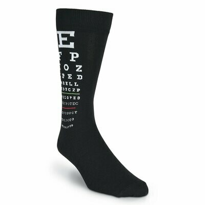 Men's Eye Chart Crew Socks
