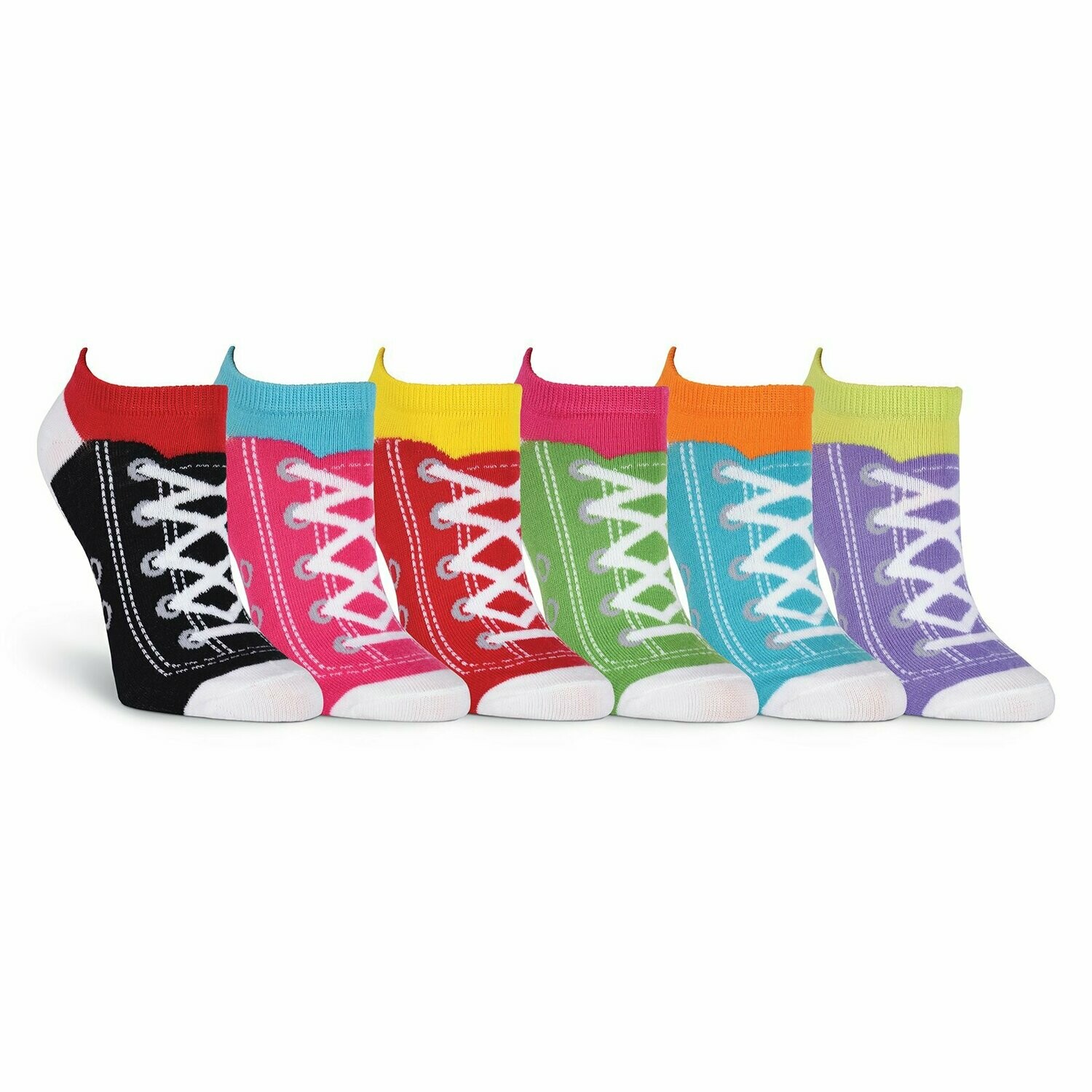 Women's Sneakers Ankle Socks Six Pair Pack