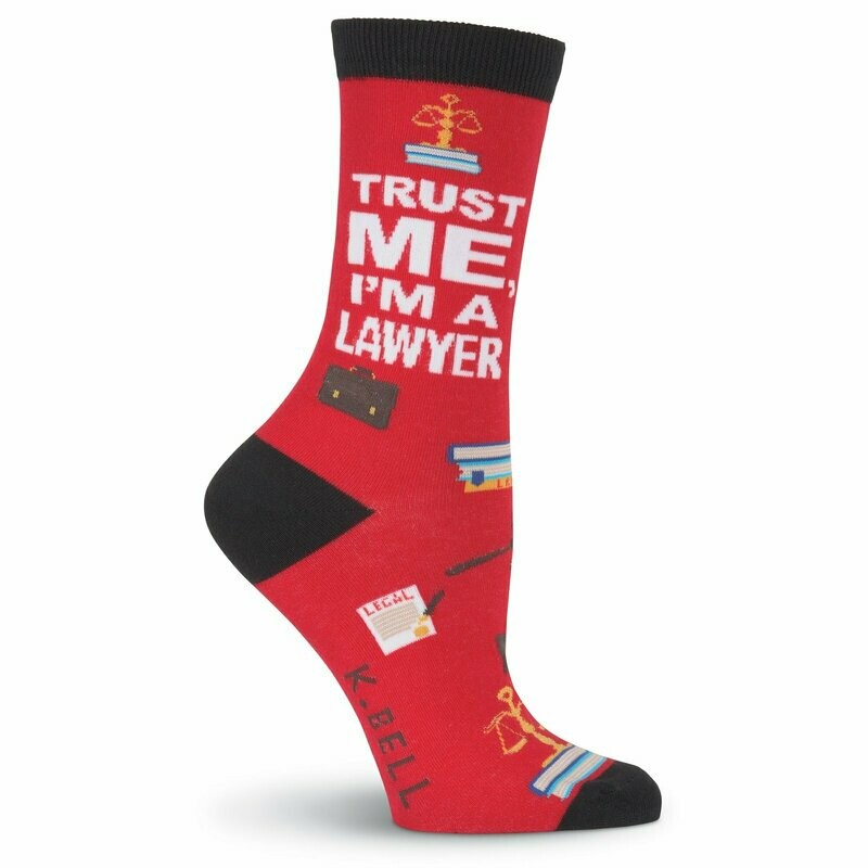 Women's I'm A Lawyer Crew Socks