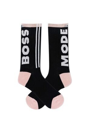 Women's Boss Mode Crew Socks