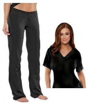 Bamboo Lounge Set, Colour: Black, Size: Small