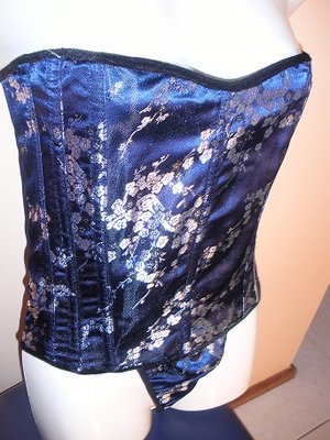 Blue Tapestry Corset
