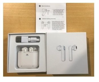 Bluetooth Airpods with Microphone for Phones/Laptop/Stereo
