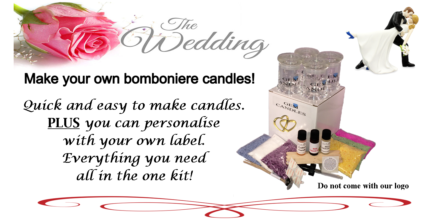 Bomboniere Candle Making Kit - Discount for bulk orders
