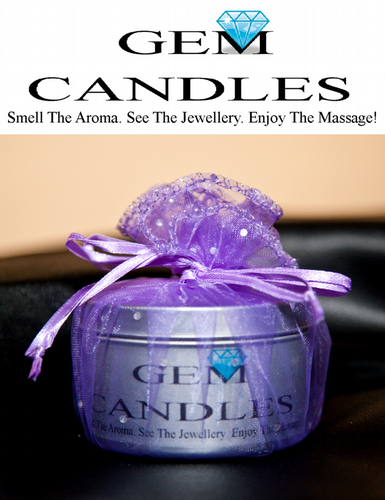 Jewelry In A Massage Candle - French Vanilla