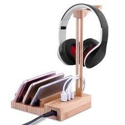 Headphone Stand (USB CHARGER)