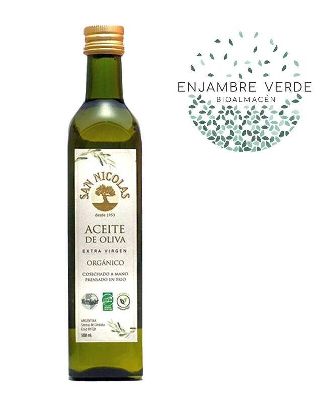 Aceite de Oliva Extravirgen Orgánico - San Nicolás -