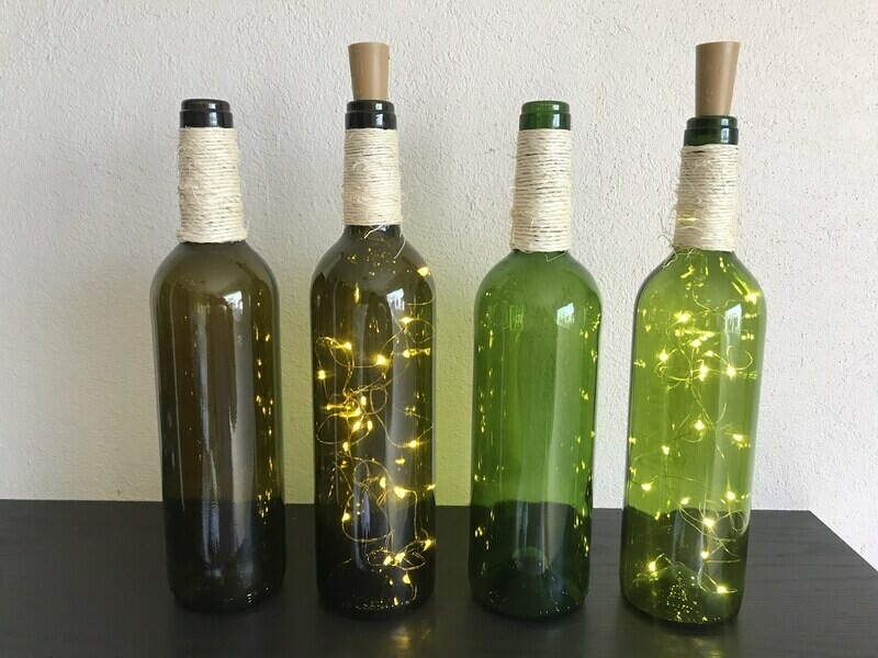 Botellas con Luz