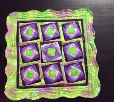 Tutorial - Scalloped Border for MIniquilt