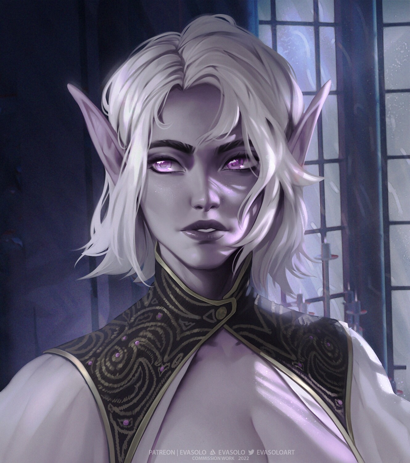Digital Art: Detailed Portrait