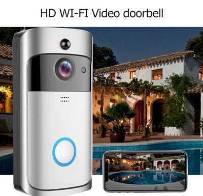 Wireless Video Doorbell Camera (1080P) - Batteries and Indoor Receiver Included