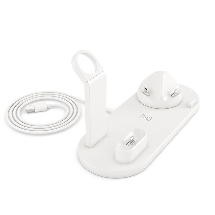 3 in 1 Wireless Charging Station - White