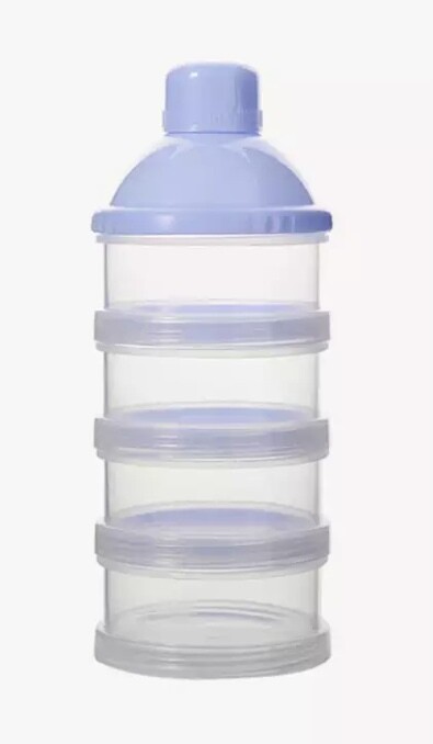 Baby Milchpulver Portionierer blau 4er