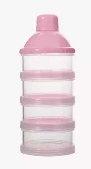 Baby Milchpulver Portionierer rosa 4er