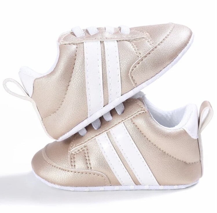 Baby Schuhe für Neugeborene 0-6 Monate gold