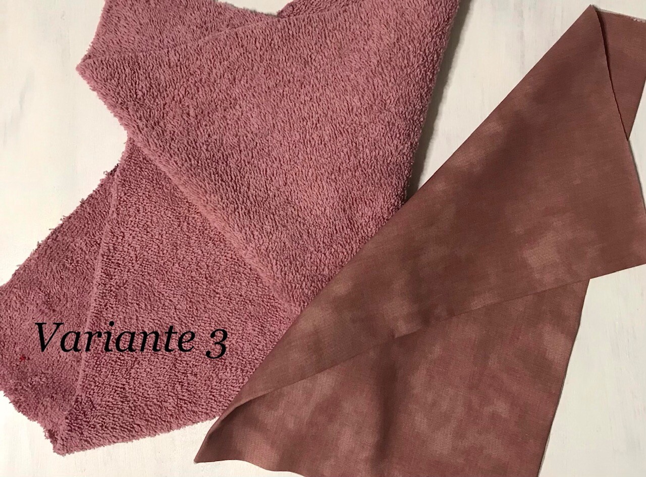 Küchenhandtuch personalisiert Walkfrottee - Relax mauve Variante 3