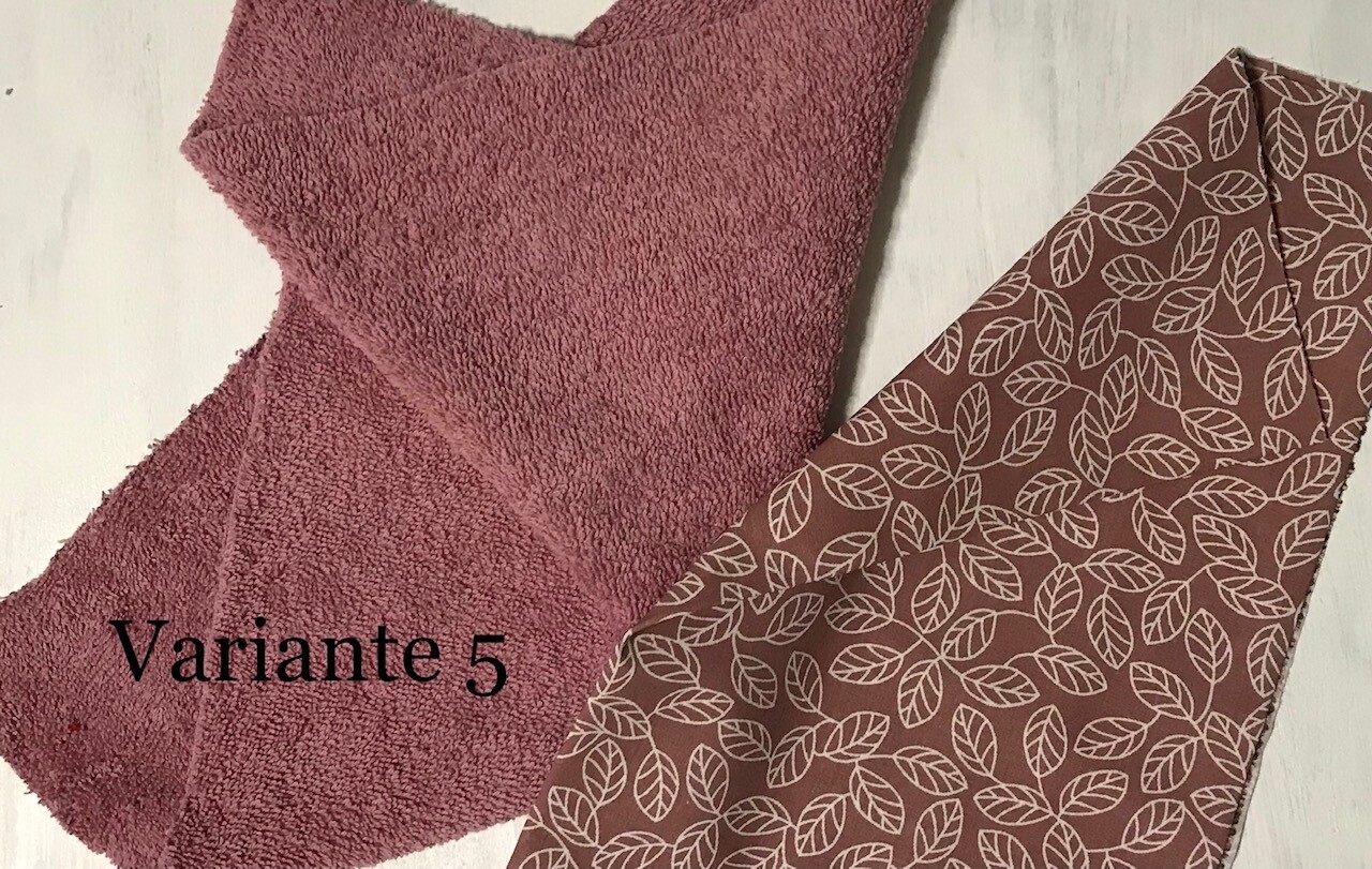 Küchenhandtuch personalisiert Walkfrottee - Relax mauve Variante 5