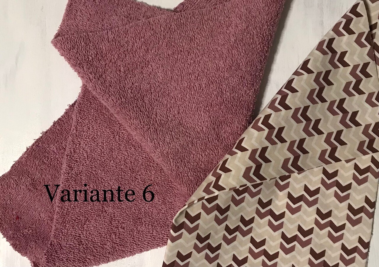 Küchenhandtuch personalisiert Walkfrottee - Relax mauve Variante 6
