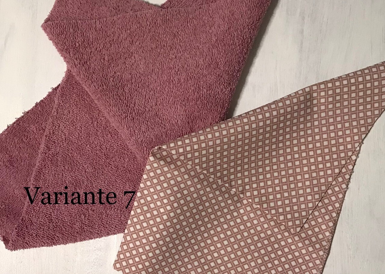 Küchenhandtuch personalisiert Walkfrottee - Relax mauve Variante 7