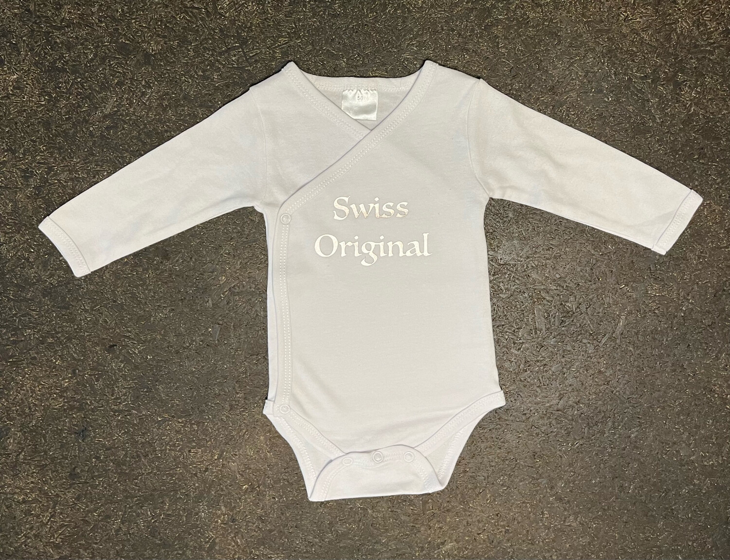 Langarm Wickel Body weiss