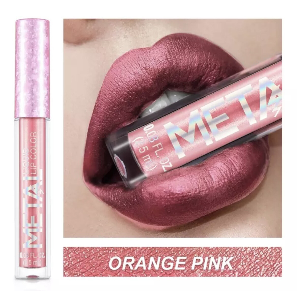 Lip Gloss Orange Pink