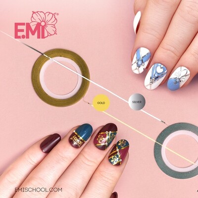 Metallized sticker tape