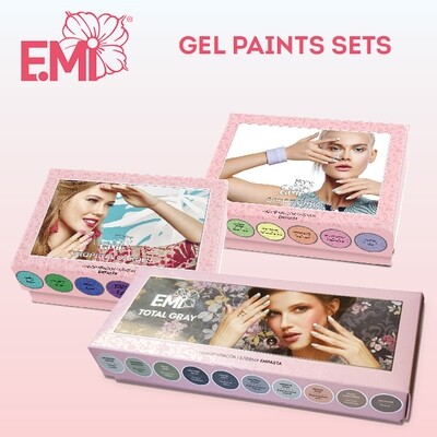 Set gel paints