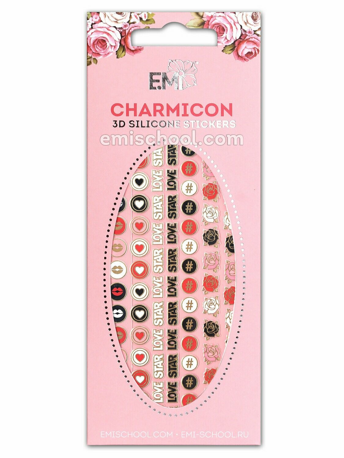 Charmicon 3D Silicone Stickers #58 Icons