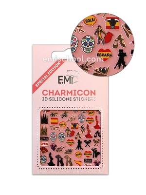 Charmicon 3D Silicone Stickers Spain 1