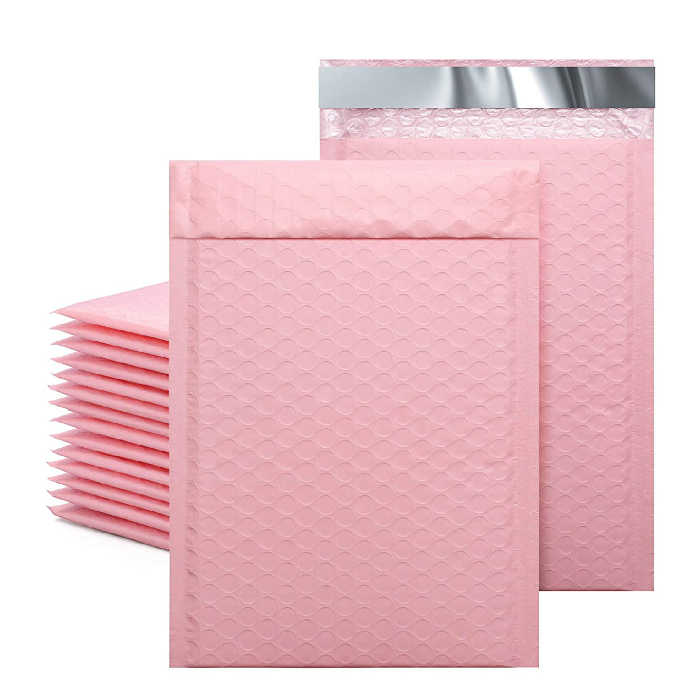 6×10 Bubble Mailers (Light Pink)