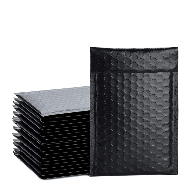 4×8 Bubble Mailers (Black)