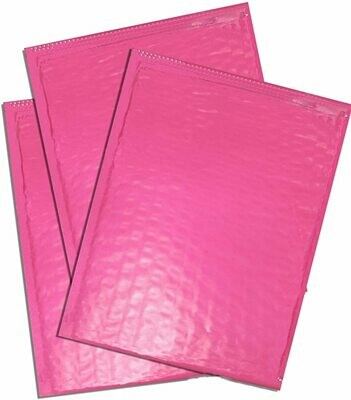 6×10 Bubble Mailers (Hot Pink)