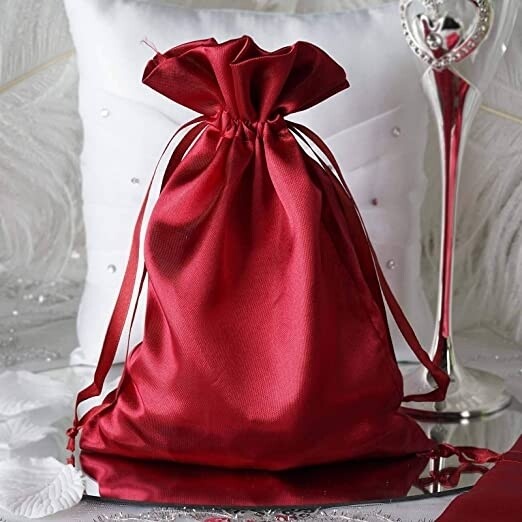 8×12 Satin Drawstring Bags