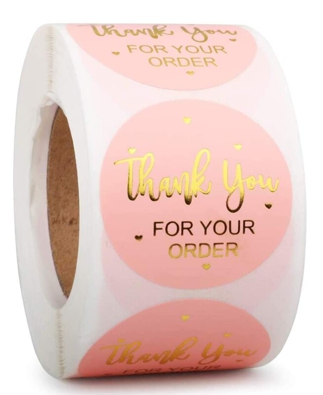 1.5&quot; Thank You Stickers