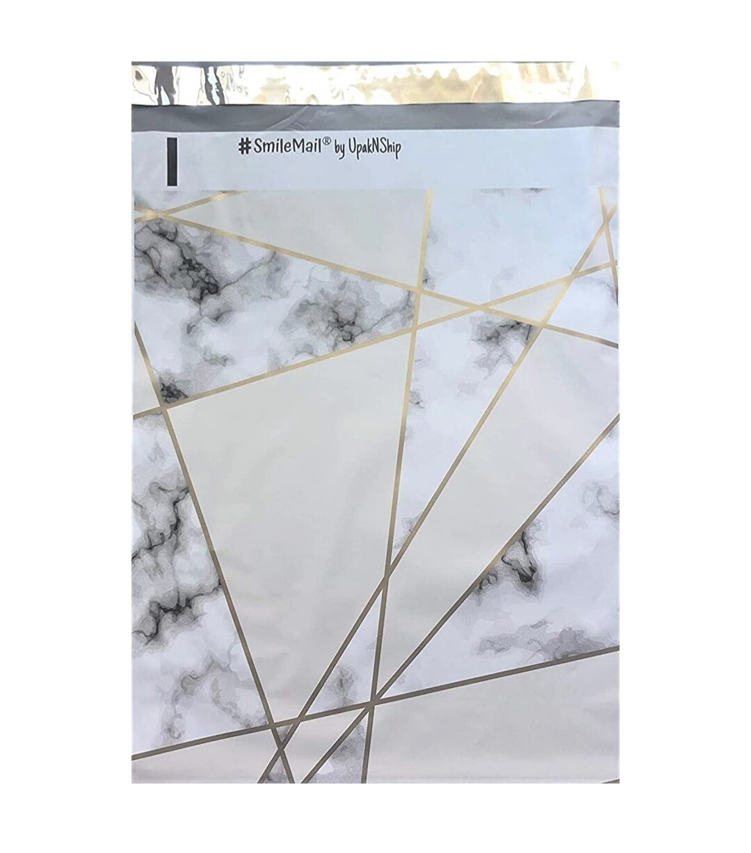10×13 Marble Printed Polymailers