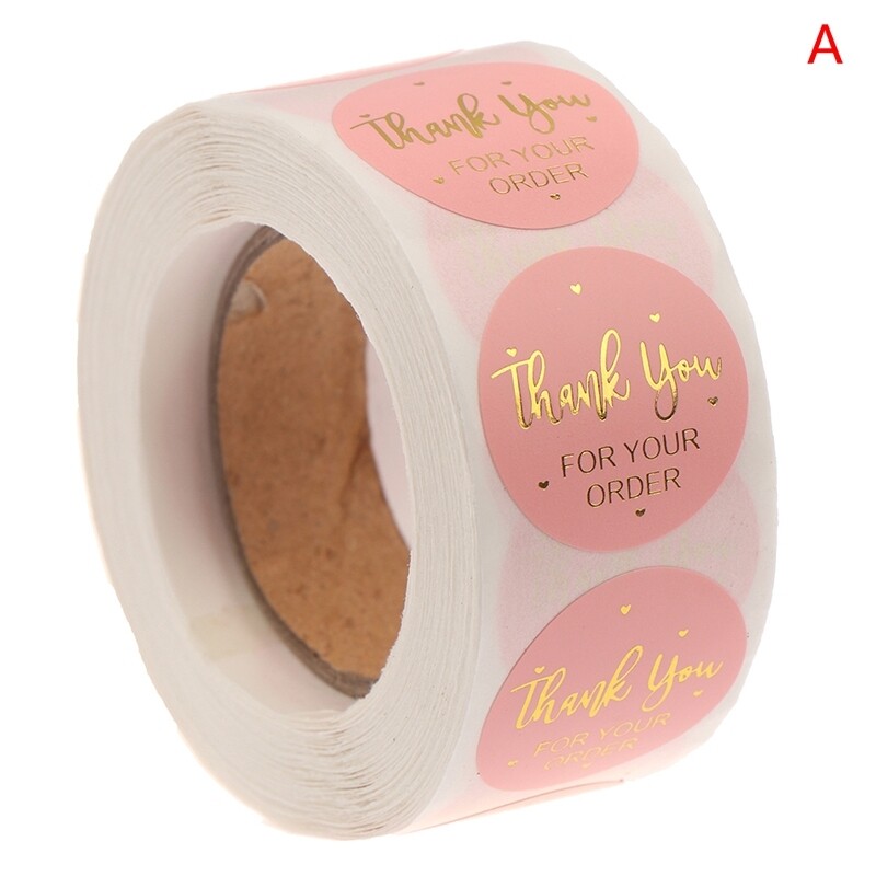 1&quot;  Thank You Stickers