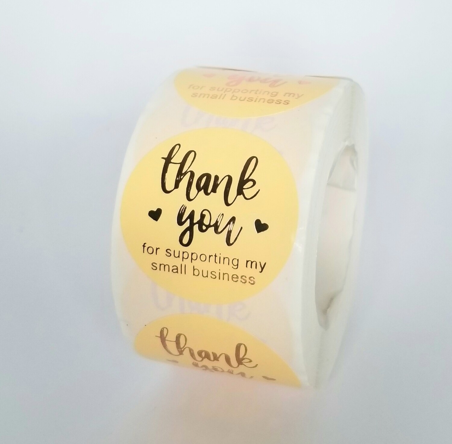 1.5" Thank You Stickers