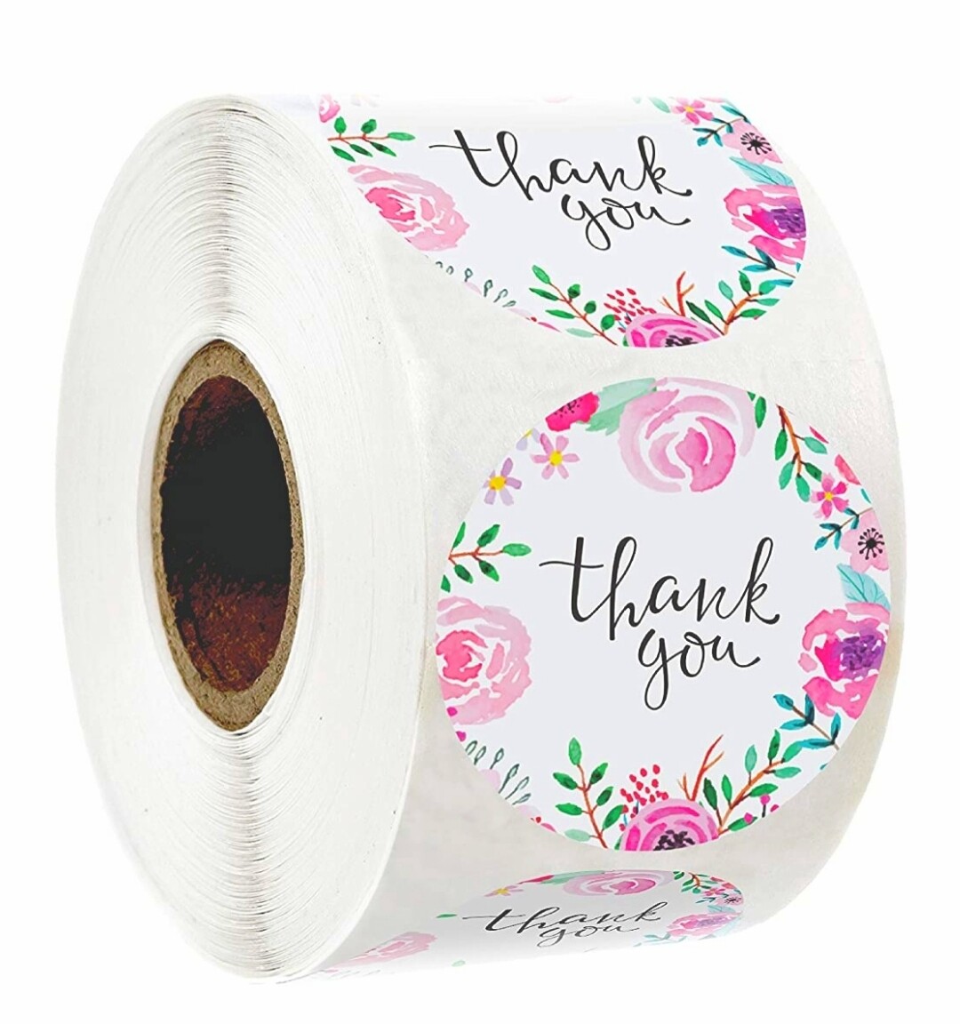 1" Thank You Stickers