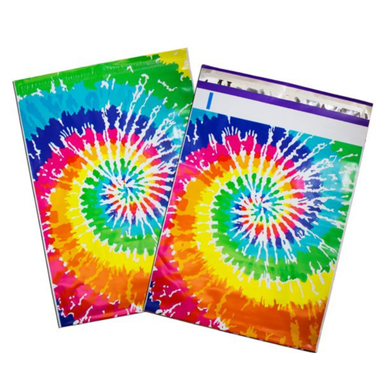 10×13 Tie Dye Printed Polymailers