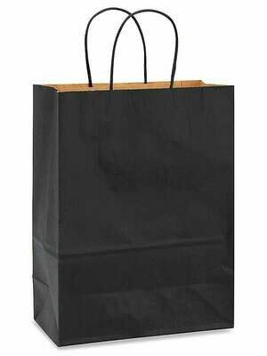 Black 8×10 Kraft Bags
